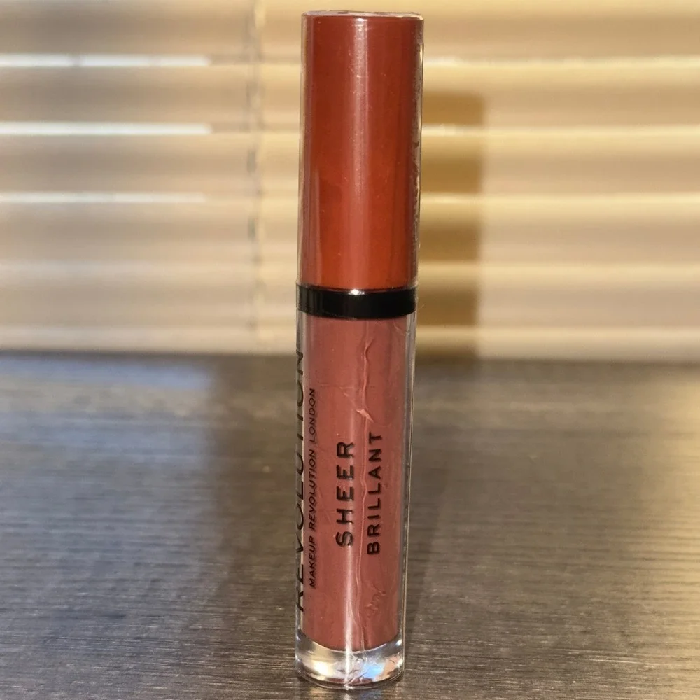 Revolution Sheer Brilliant‎ Lip Gloss 105 Sheer Attraction 0.1 fl oz